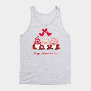 3 Love Gnomes Tank Top